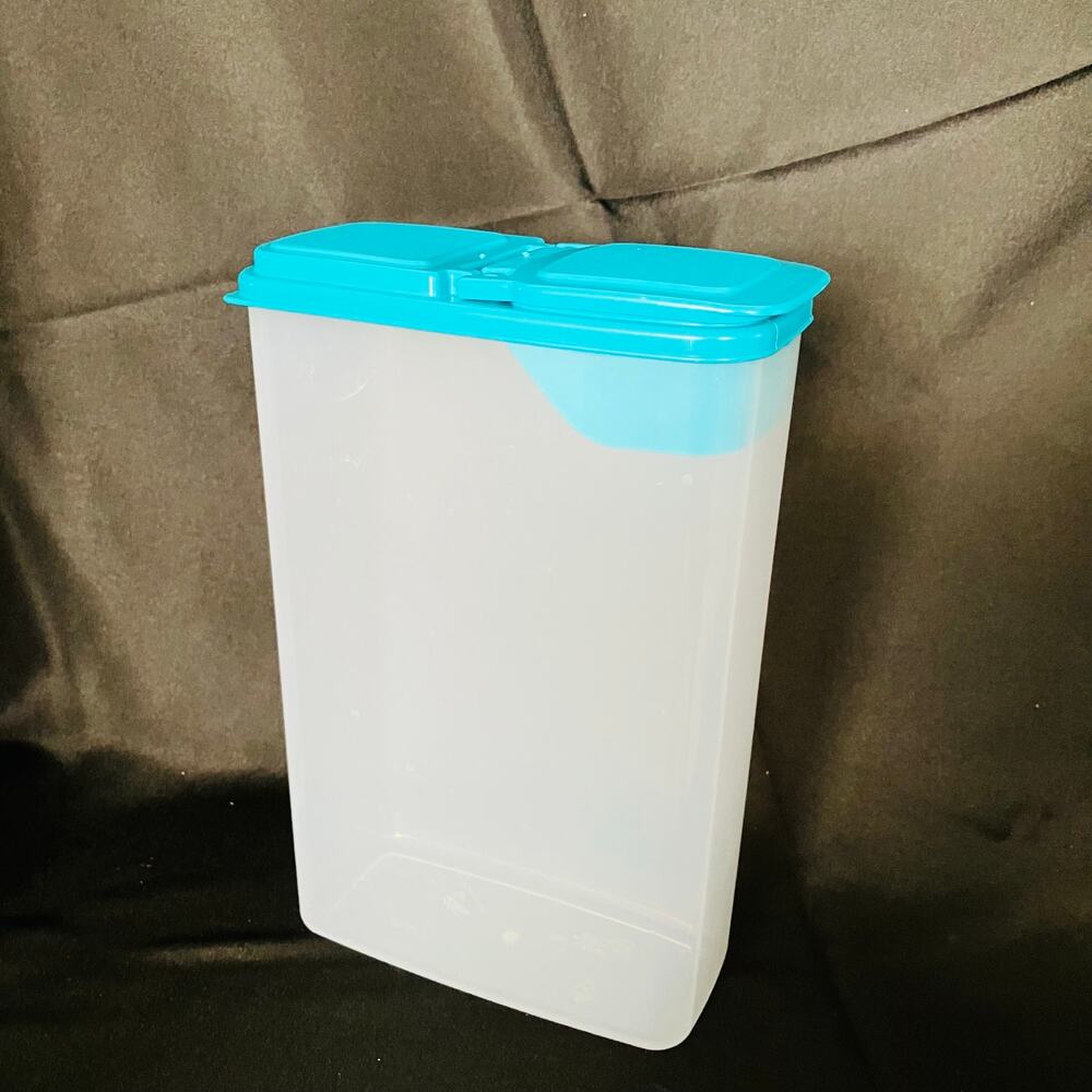 Buddeez Storage Container Turquoise Lid Made in USA Plastic Organizer